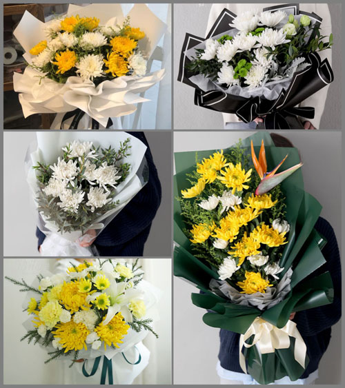 北京房山区十渡镇九渡村白事花束代送